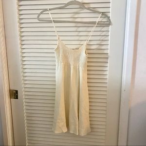 Cute yellow and white gingham summer dress